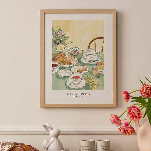 餐厅厨房沙发背景墙挂画电表箱装饰画墙壁壁画艺术油画电箱遮挡
