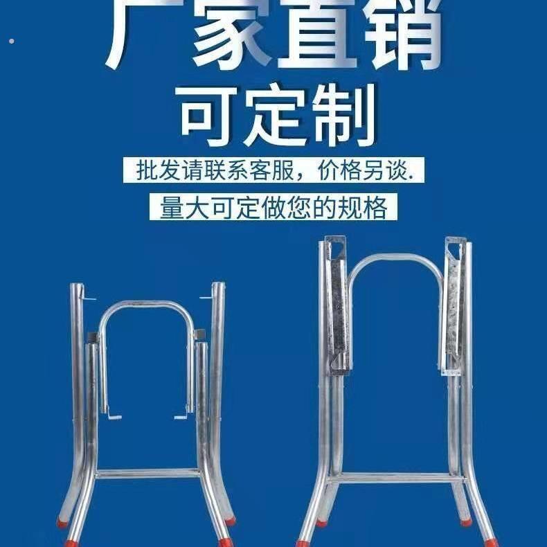 餐桌脚架简约桌脚支架圆管桌架铁桌脚架正方形桌腿茶几可折叠桌腿图片