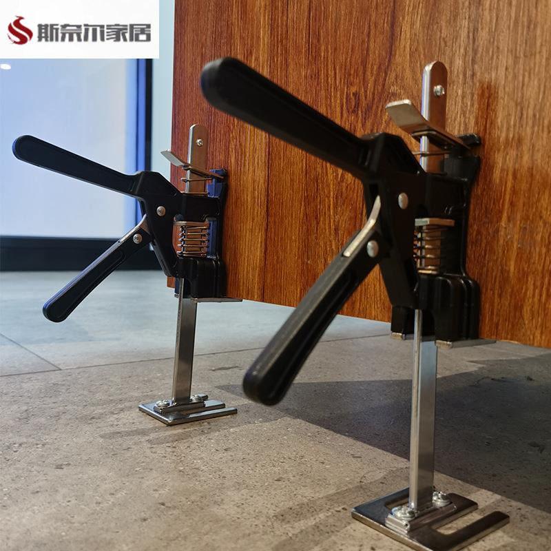 家用微型简易擡高器家俱重物升降千斤顶衣柜磁砖擡升起重工具三叉