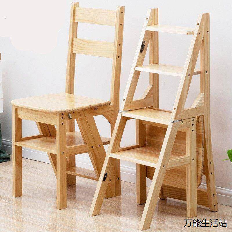 实木椅子室内两用梯椅梯梯凳楼梯伸缩家用折叠登高梯子人字多功能