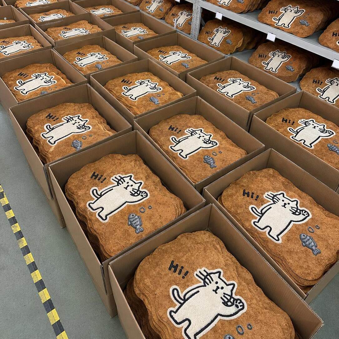 猫咪浴室防滑地垫卫生间吸水脚垫家用高级感硅藻泥加厚耐用垫子