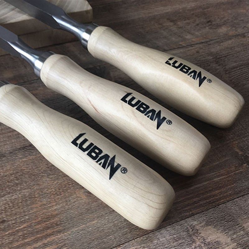 LUBAN 木工榫凿 英制 1/4 3/8 1/2 三个规格可选