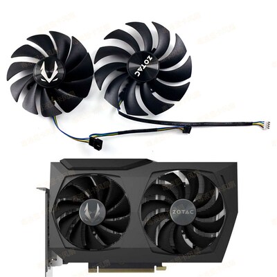 ZOTAC索泰 RTX3070 8GB Twin Edge 显卡通用款风扇 全新温控散热