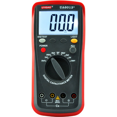 优仪高UA6013+高精度数字电容表电容表 9档量程 200pF-20mF