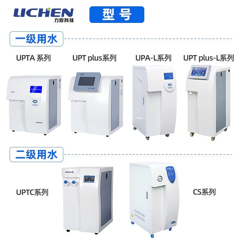 力辰科技超纯水机UPTC工业净水去离子水设备实验室反渗透净水器