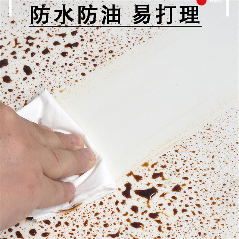 厨房专用墙板装饰自装护墙板装饰板pvc铝塑板硬仿瓷砖墙贴纸自粘