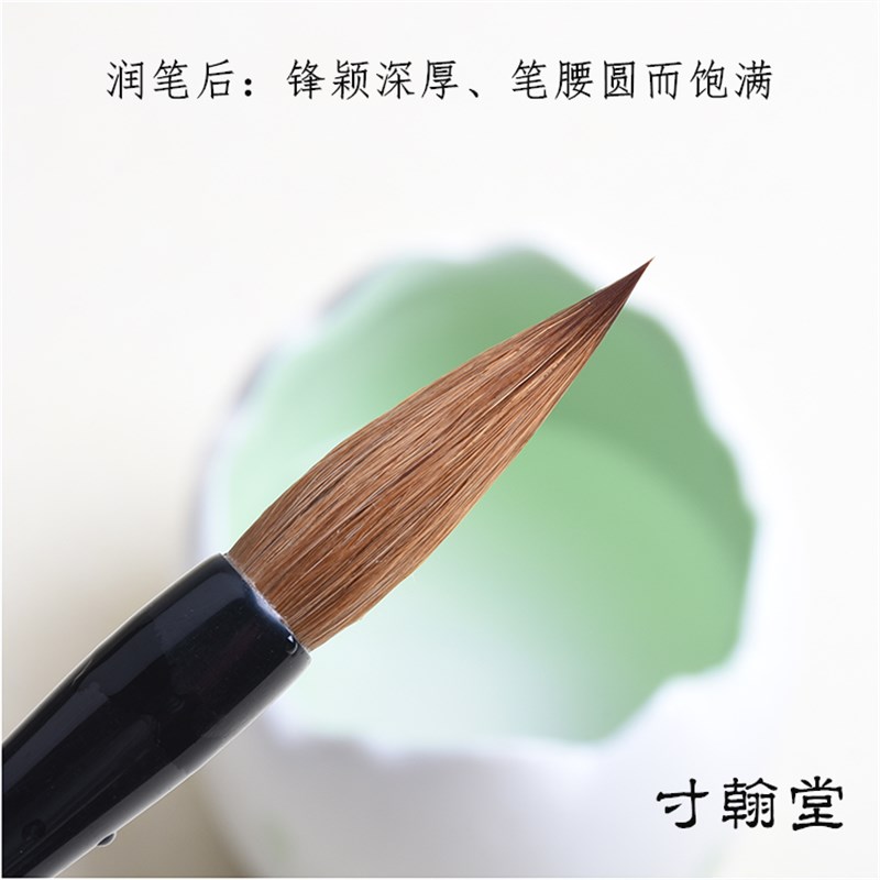 纯寸翰堂狼毫大中楷欧楷颜柳体行书楷书草国画山水套装初学毛笔
