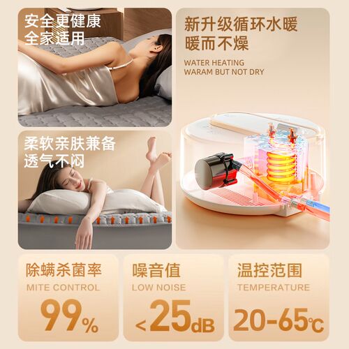 婴儿专用电热毯环鼎水暖毯儿童水电褥子加热2025年新款可水洗除湿