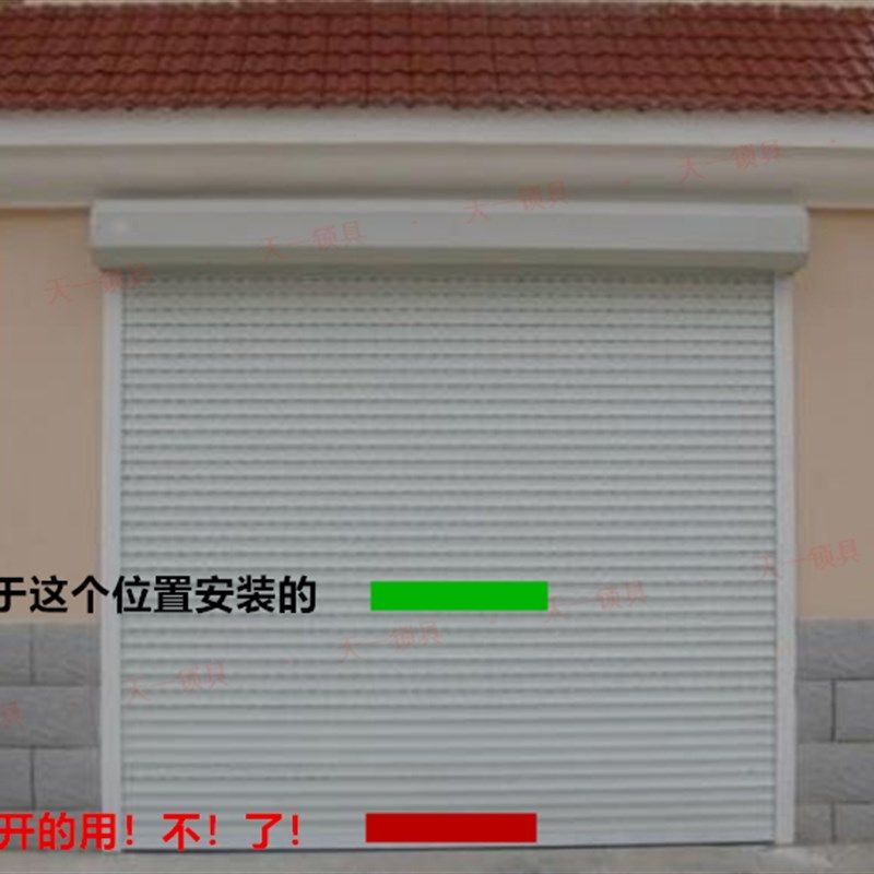 奈我何十字铜锁芯中间薄型卷闸锁 车库门临街门市卷帘门锁 长条锁