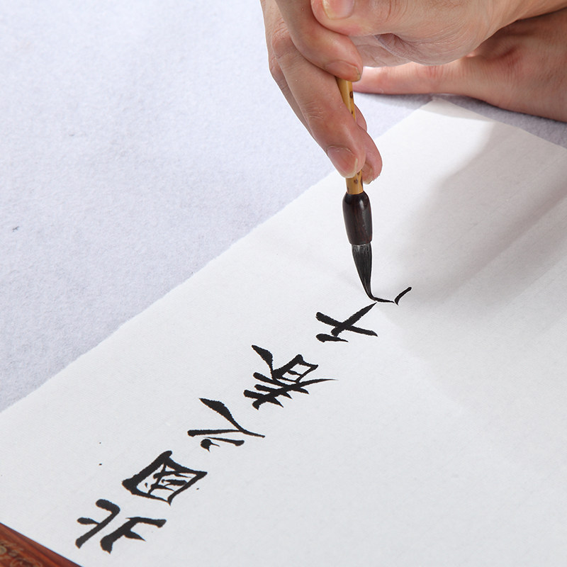 詹华德笔庄小楷毛笔兼毫纯狼毫羊毫大中小号无尼龙毛毛笔抄经毛笔