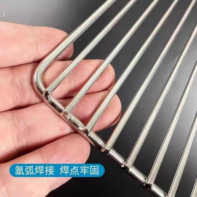 条形烧烤网片长方形烤箱网格烧烤炉烤架网烧烤烘培网防腐耐用沥油
