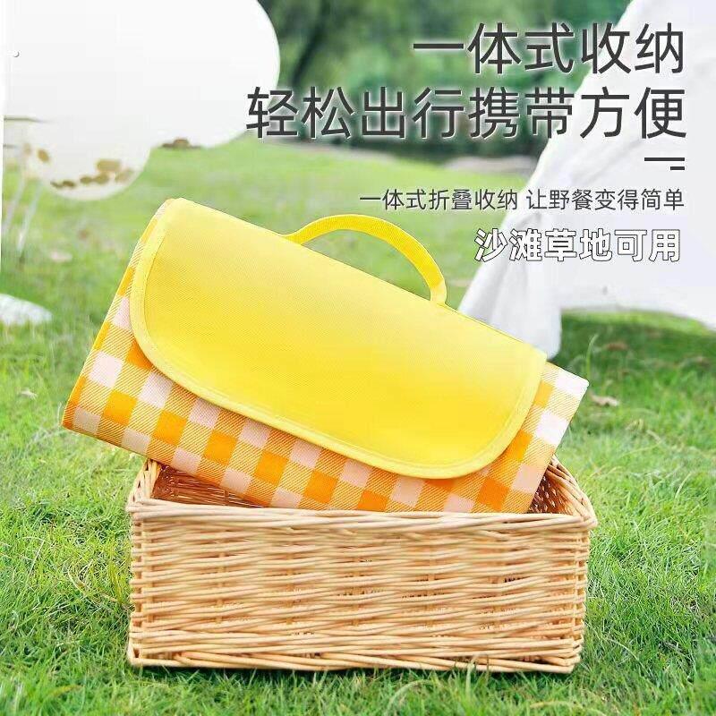 加厚春郊游防潮垫野餐垫子牛津布草坪防水户外坐垫地野炊露营便携