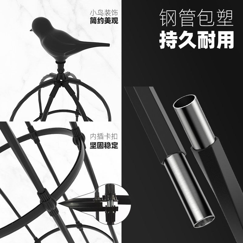花架爬藤架月季蔷薇阳台架子花盆植物藤架户外花柱园艺攀爬花支架