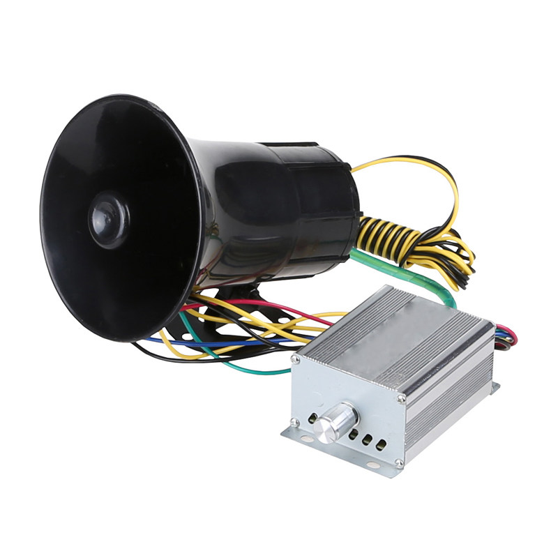 12V24V带继电器汽车货车语音倒车喇叭车辆注意安全左右转向四合一