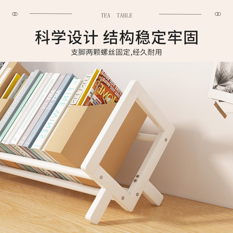 楠竹CD架碟片台面盘摆放收纳创意展示架桌面桌上儿童书架置物架子