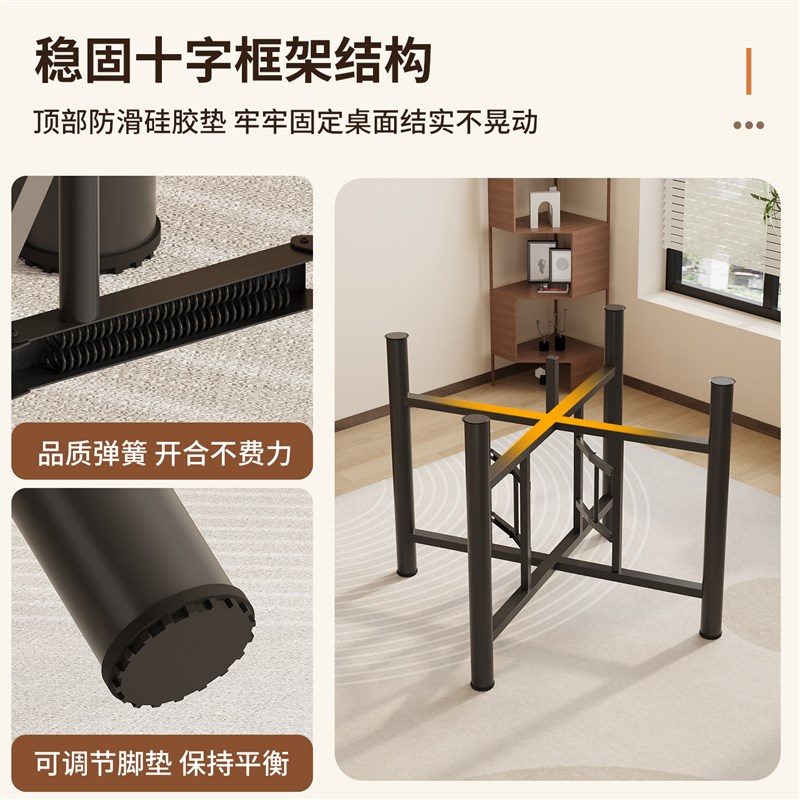 餐桌圆形大圆桌家用小户型吃饭桌子旋转盘圆桌面板单独圆桌面
