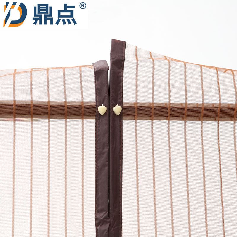 简易门帘可调节尺寸纱门防蚊防虫防尘磁性静音无钉软纱门防蚊门纱