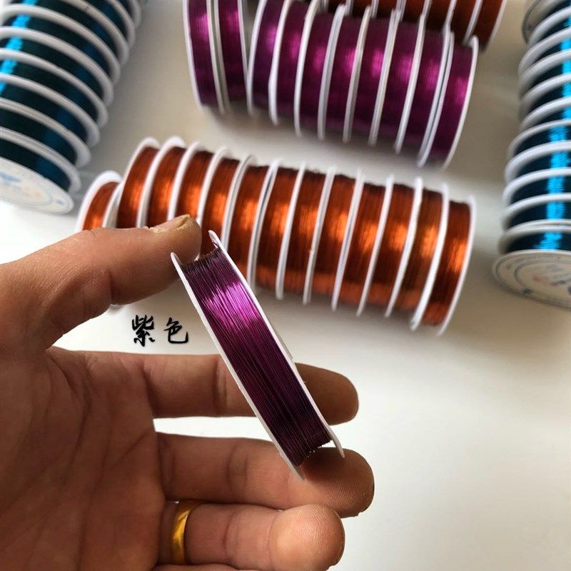 制作唢呐哨片铜丝 制作唢呐哨片工具 唢呐哨片漆包线 长约15米图片