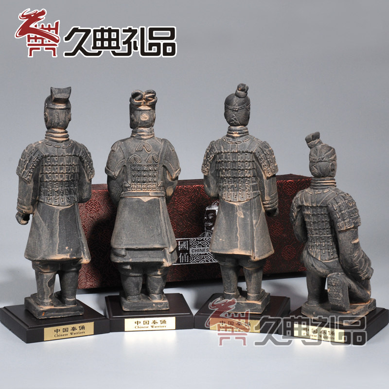 西安兵马俑摆件工艺品摆件会议出国礼品送老外送客户纪念品25cm