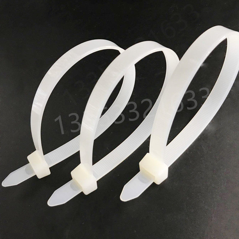 塑料扎带卡扣12*900MM尼龙自锁式捆绑带线扣封条90厘米长黑/白色