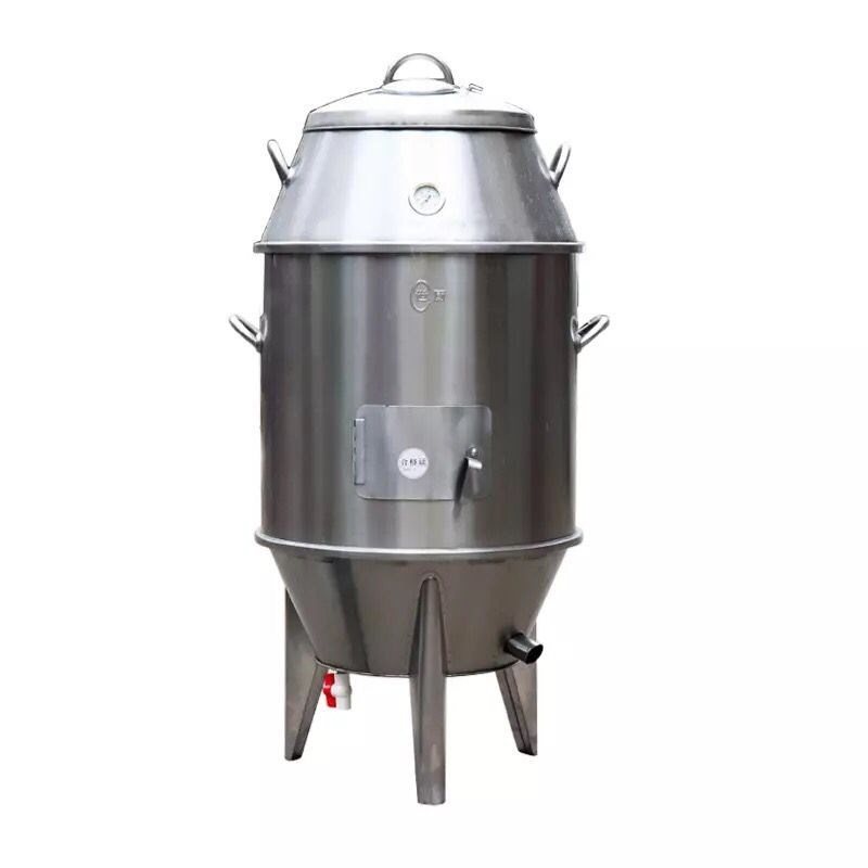 世厨家用烤鸭炉60双层烤鸭炉烧鹅炉烤肉炉烤羊腿羊排木炭型吊烤炉