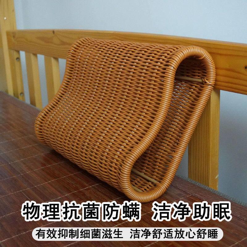 凉席枕头夏用凉枕护颈椎腰靠车驾靠垫镂空抱枕凉枕头夏季夏凉枕头