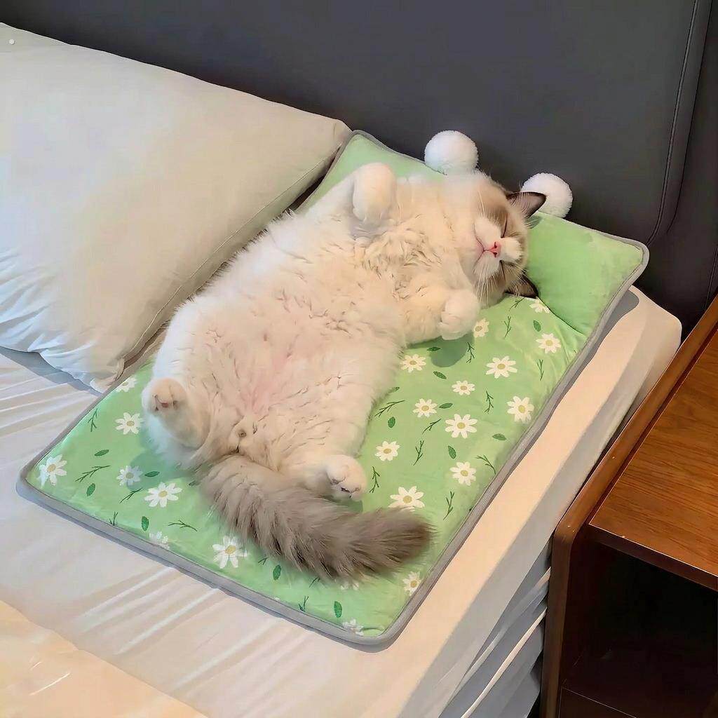 猫窝狗窝四季通用宠物冰垫夏季降温冰丝凉席中小型犬趴趴垫睡垫