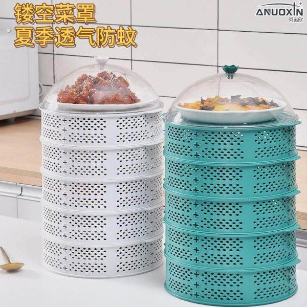 盖菜罩保温镂空防蚊剩菜收纳架饭罩家用神器餐桌罩遮尘防苍蝇罩子