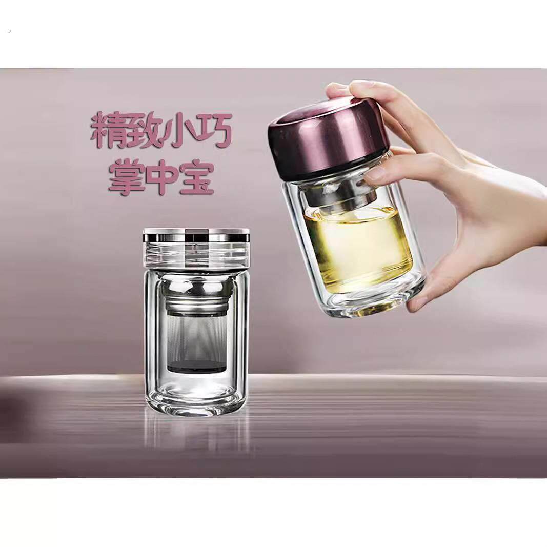 特小水150毫升双层隔热茶80914795水离玻璃杯女杯男士容量分杯子