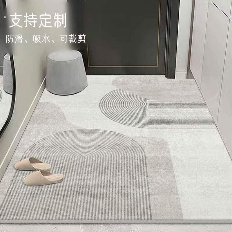家用进门口地垫门厅客厅轻奢现代入户门垫防滑脚垫子踩脚地毯定制