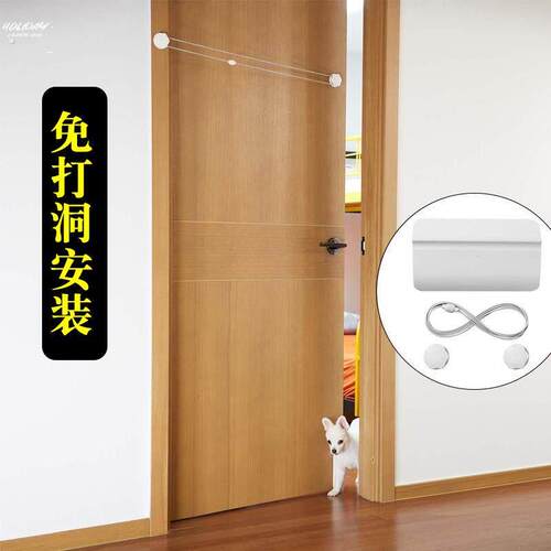 猫门自由出入门宠物猫门洞猫咪狗用品木门双向进出板安装狗洞猫洞