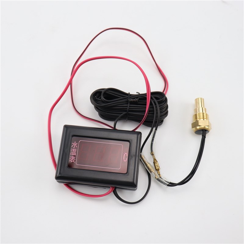 挖掘机洋马4TNV94 98发动机带线智能电子水温表温度传感器报警器