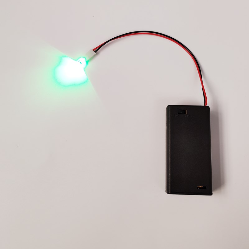 电池盒迷你LED小射灯 手办盒展示柜台模型装饰灯3V5号电池DIY灯泡图片