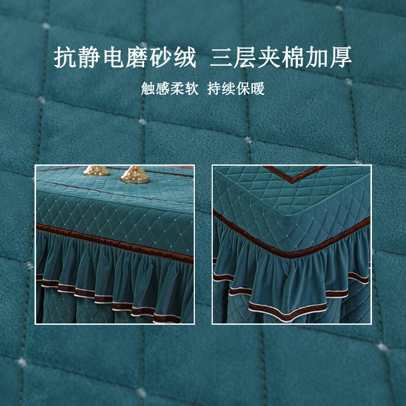 长方形加厚电炉罩烤火桌子罩新款茶几电暖炉桌布罩冬季取暖火套罩