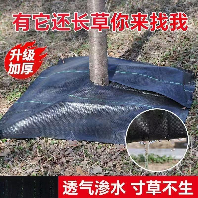 防草布切片除草布裁片单张打孔地布加厚抗老化透气透水园艺厚地布