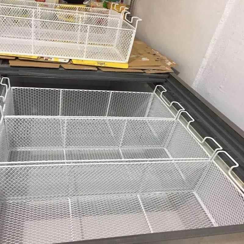 冰柜内部置物架冰箱分隔盒内置物筐栏专用篮子收纳整理神器挂篮大图片