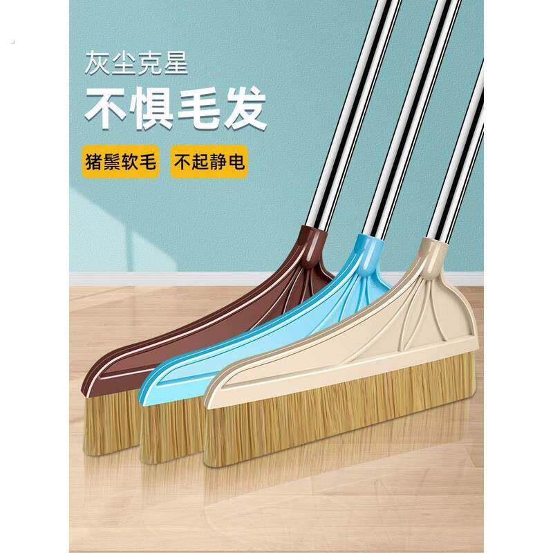 猪鬃毛扫把2024新款家用单个簸箕套装软毛木地板专用扫地笤帚扫帚