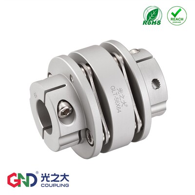 GLT法兰式双膜片联轴器大扭矩步进伺服电机光之大弹性连轴器