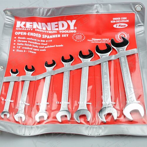 英国KENNEDY工业级双开口扳手KEN-582-0960K克伦威尔工具