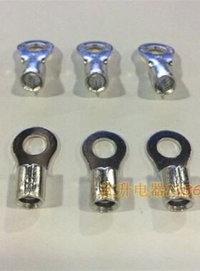 圆形裸端头(TO型)RNB8-6紫铜电线接头 500只/包 1MM厚