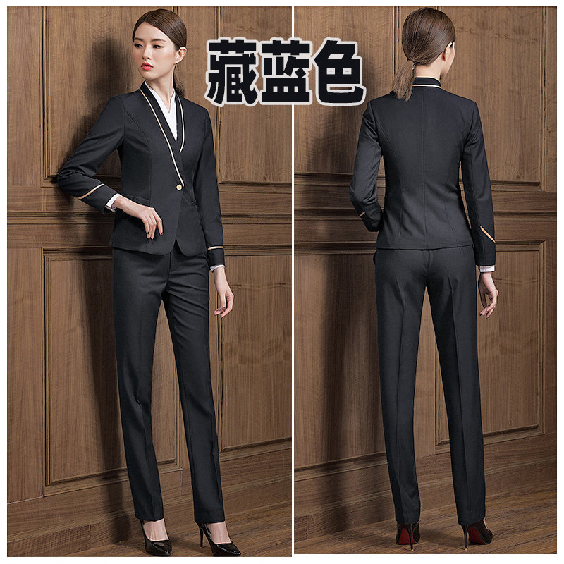 空姐制服女南航职业装套装高铁乘务员美容师楼盘售楼部工作服高端