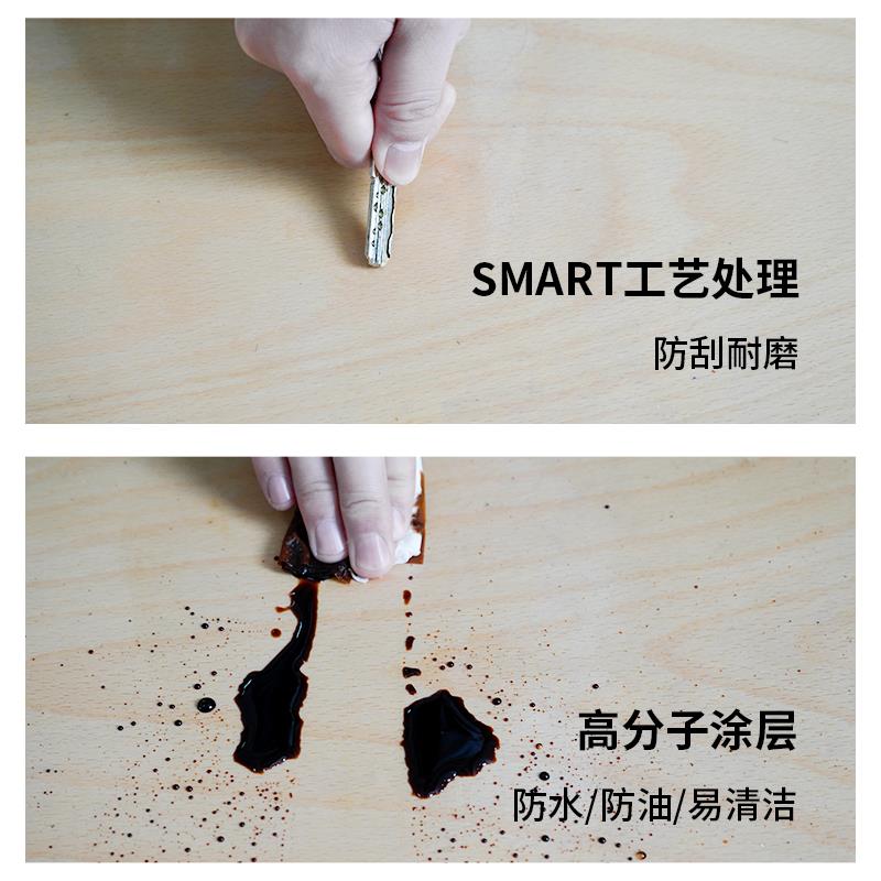 圆形桌面保护贴膜自粘大理石餐桌耐高温防烫透明桌子实木家具贴膜