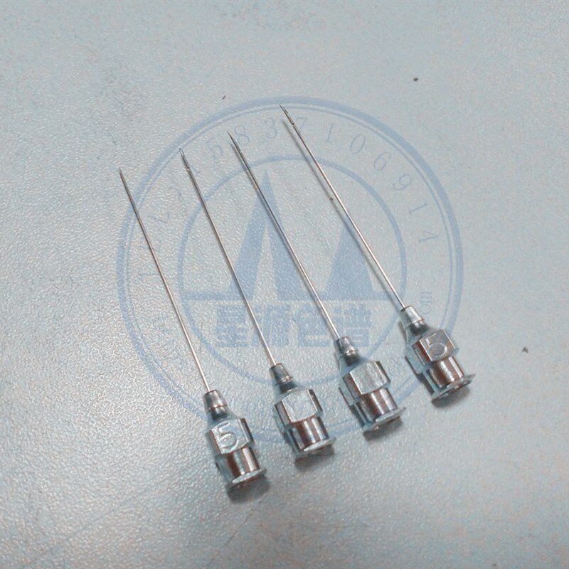 不锈钢5号单向侧孔注射器针头 防堵40mm 气相电力色谱气体进样针