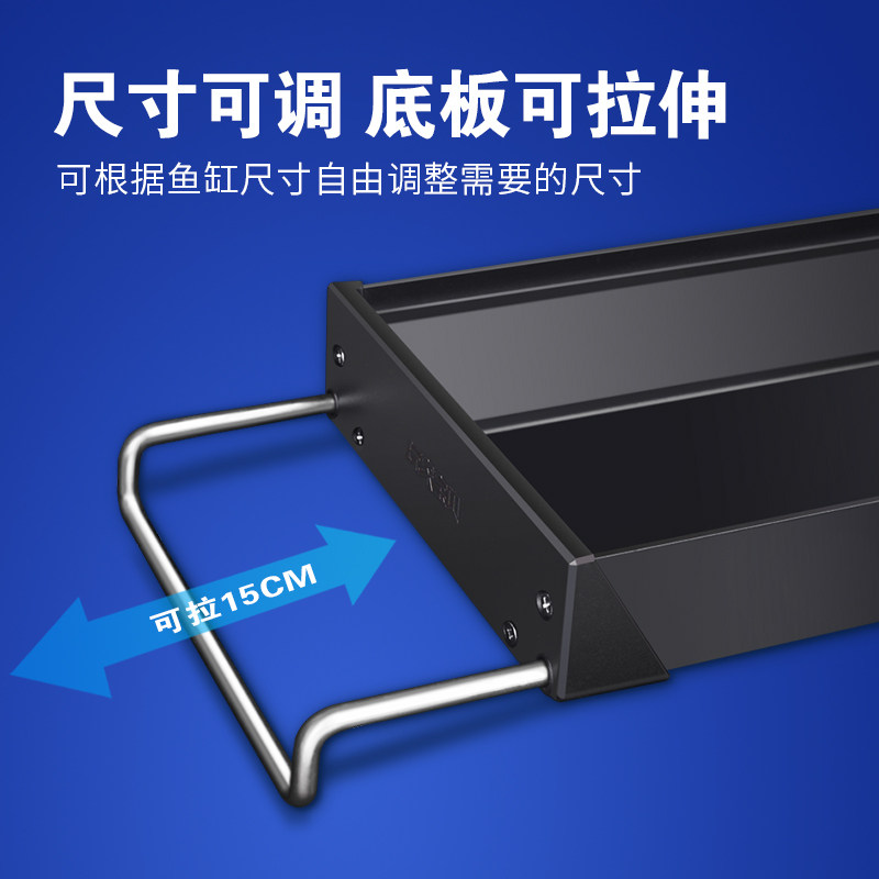滴流盒鱼缸过滤器过滤盒大盒子双层上置过滤槽培菌净化滤水盒黑色