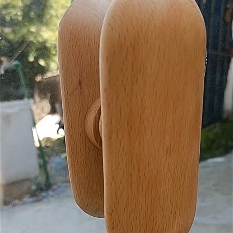 面板门把手单孔无框玻璃大门个性创意移门手柄拉手原实木质对装房