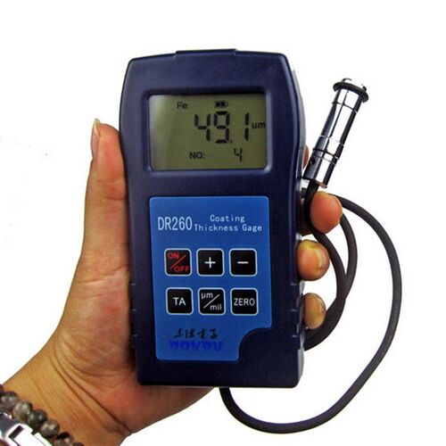 DR260涂层测厚仪镀铬镀锌膜厚仪油漆厚度测试仪干膜测厚仪
