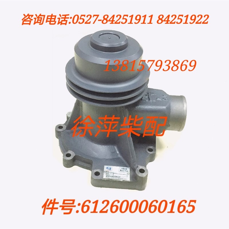 612600060165潍坊水泵总成WD615 WD618淡水泵WD61506SB斯太尔水泵