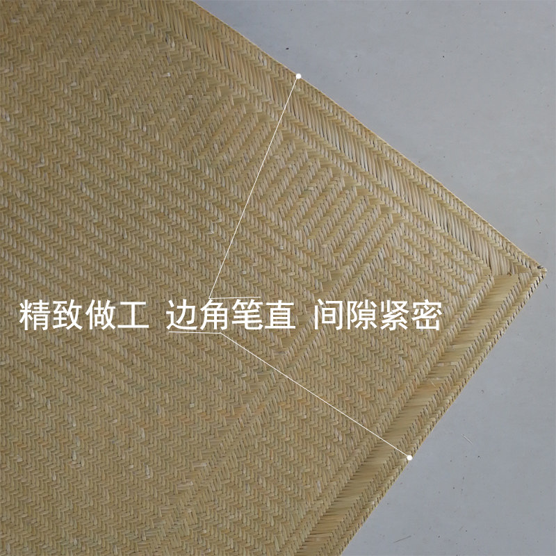 三竹特级水竹凉席手工编织老篾席1.5/1.8米单/双人床高档宝宝竹席