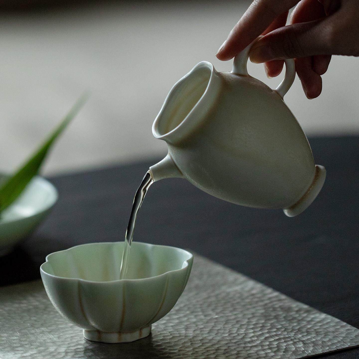 刻匀日式窑变茶青芜陶束瓷公道杯带滤网功夫茶具海VVW分茶器沏茶