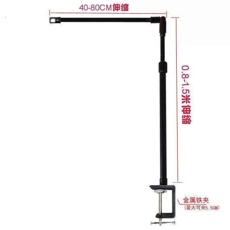 灯牌伸缩杆摆摊支架展示挂布户外应急灯杆横幅招牌广告夹桌面伸缩
